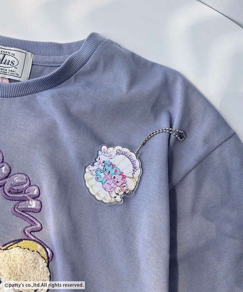 AS KNOW AS plus（アズノゥアズプラス）の「●アクリルキーホルダー付き SWIMMER 半袖Ｔシャツ【SWIMMER/スイマー】（Tシャツ/カットソー・レディース・オフホワイト/オートミール/スミクロ/サックスブルー・FREE）」の13枚目の写真