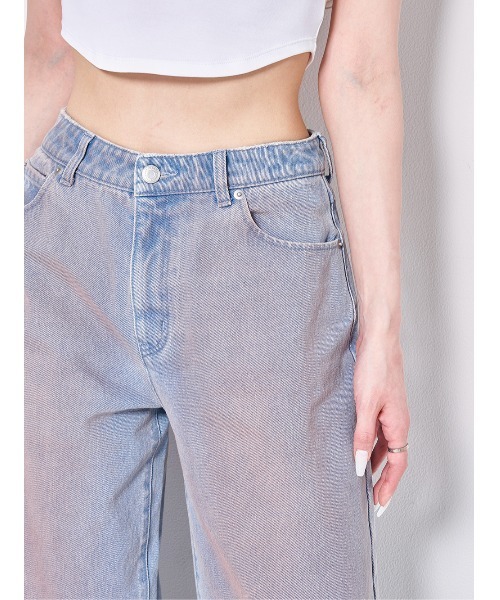 darich ダーリッチ ミッドライズデニムパンツ　S ダーリッチ Darich ミッドライズデニムパンツ （アイスブルー