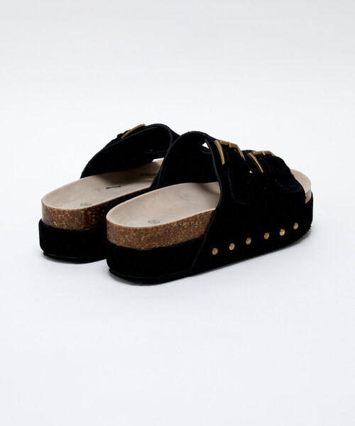 CIAOPANIC（チャオパニック）の「スタッズ厚底ベルトサンダル（サンダル・レディース・ピンク/ベージュ/ブラック/ブラウン・39/38/37/36）」の13枚目の写真