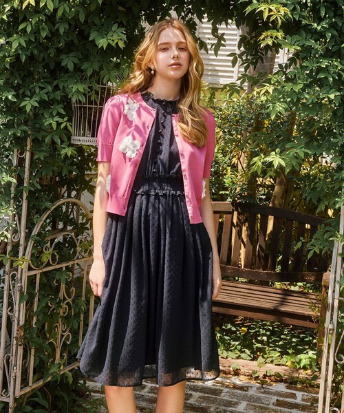 TOCCA(トッカ)の「STEP IN PUDDLE ドレス(ワンピース・レディース・スカイブルー系/ネイビー系・0/2/4/6)」の2枚目の写真