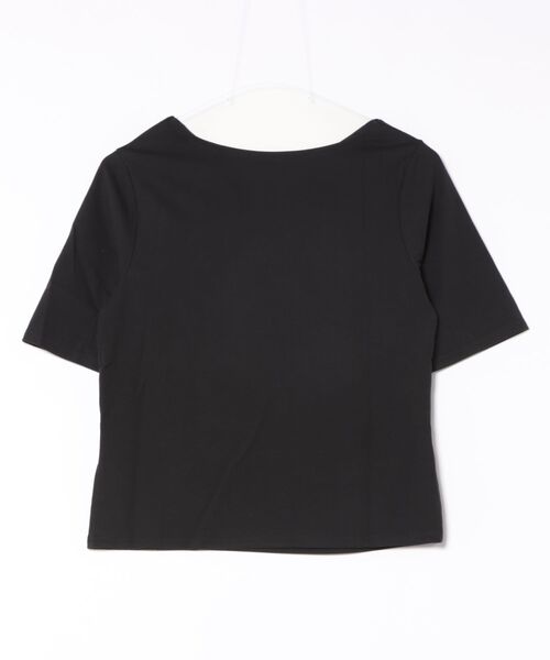 エムドゥ M.deux ドレープカットソー （ブラック） セール】【ドレープカットソー】（Tシャツ/カットソー）｜M.deux