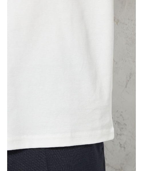 HARUYAMA(ハルヤマ)の「【WEB限定】半袖スロープネック Tシャツ 綿100% 接触冷感 TOKYO RUN(Tシャツ/カットソー・メンズ・ホワイト/チャコールグレー/ブルー/ネイビー/ベージュ・S/LL/L/M)」の17枚目の写真