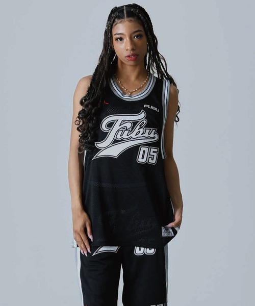 ハーレムグローブ　fubu タンクトップ　nba セール】【FUBU/フブ】BASCKETBALL SHIRT/バスケットボール