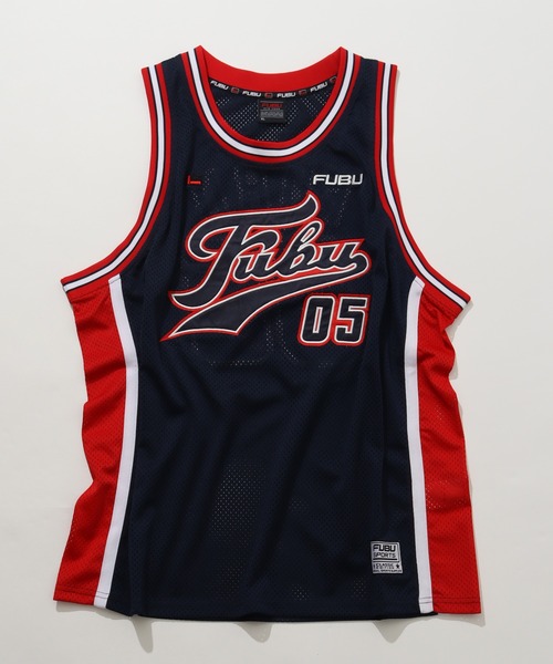 古着 プラティナムフブ FUBU ハーレム タンクトップ ゲームシャツ 2XL PLATINUM FUBU】ハーレム ゲームシャツ ジャージ B系 90s - メルカリ