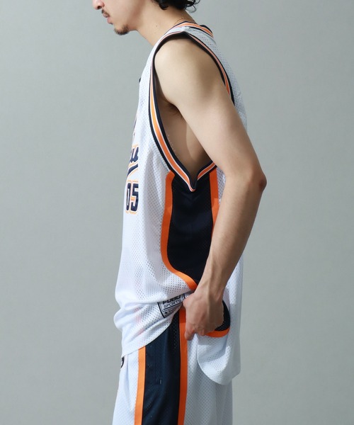 FUBU( フブ)の「【FUBU/フブ】BASCKETBALL SHIRT/バスケットボールシャツ(タンクトップ・メンズ・ブラック/ネイビー/サックスブルー/ホワイト・XL/M/L/XXL)」の7枚目の写真