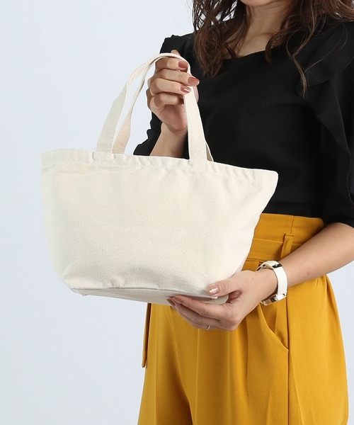 United Athle(ユナイテッドアスレ)の「United Athle ユナイテッドアスレ ヘヴィー キャンバス ランチバッグ(トートバッグ・レディース・ブラック/ネイビー/ライトグレー/キャメル・FREE)」の7枚目の写真
