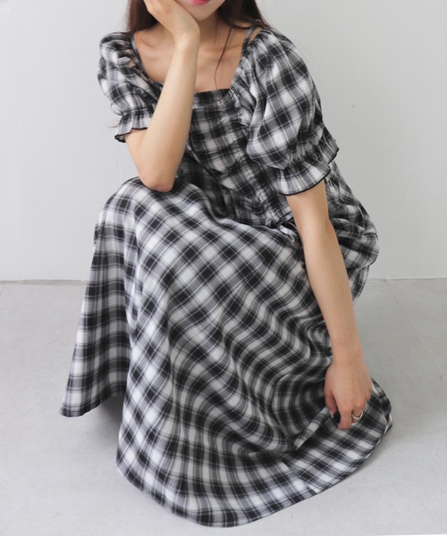 INGNI(イング)の「【WEB限定】ドロストブラウス+キャミワンピース/セットアップ(ワンピース・レディース・ホワイト系その他2/ホワイト系3/アイボリー/ブラック/イエロー・M)」の15枚目の写真