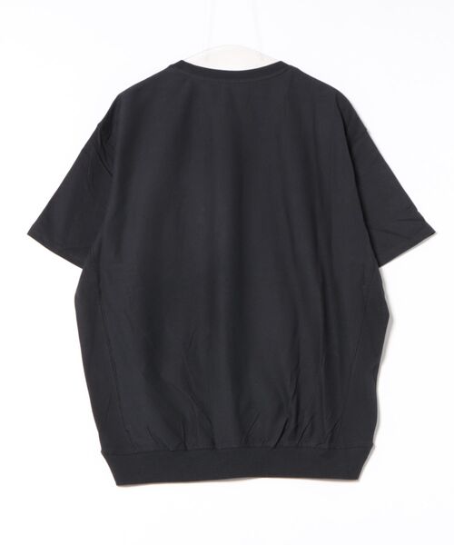 coca(coca)(コカ)の「スウェットライク半袖Tシャツ(Tシャツ/カットソー・レディース・ホワイト/ライトグレー/ピンク/ネイビー・M/L/S)」の5枚目の写真