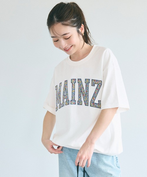 coca(coca)(コカ)の「スウェットライク半袖Tシャツ(Tシャツ/カットソー・レディース・ホワイト/ライトグレー/ピンク/ネイビー・M/L/S)」の18枚目の写真