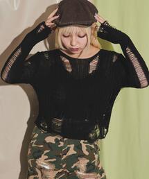 dispark | DISPARK/ダメージサマーニット(ニット/セーター)