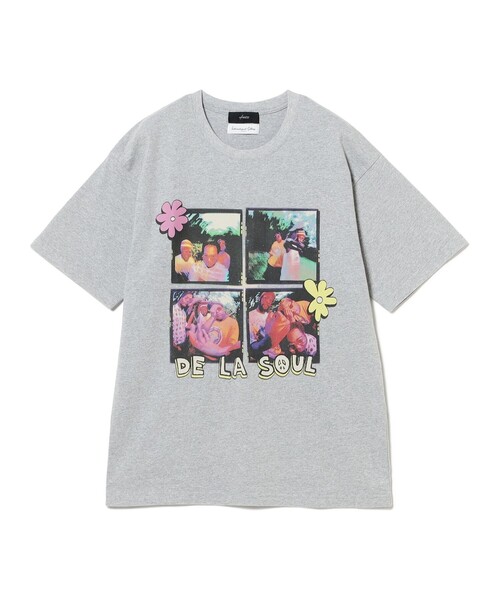 International Gallery BEAMS（インターナショナルギャラリービームス）の「【別注】U/MUSIC × IG / UNDERSONG De La Soul グラフィック Tシャツ ③（Tシャツ/カットソー・メンズ・ライトグレー/ネイビー・S/M/L）」の3枚目の写真