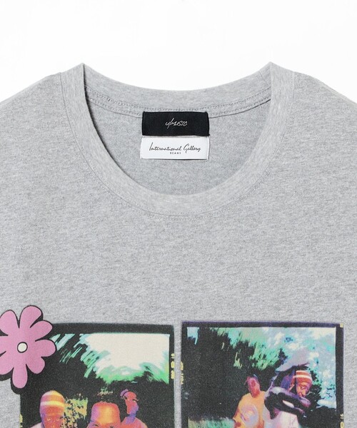 International Gallery BEAMS（インターナショナルギャラリービームス）の「【別注】U/MUSIC × IG / UNDERSONG De La Soul グラフィック Tシャツ ③（Tシャツ/カットソー・メンズ・ライトグレー/ネイビー・S/M/L）」の4枚目の写真