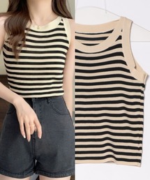 L LABEL（エルラベル）の「アメスリニットタンクトップ（タンクトップ）」