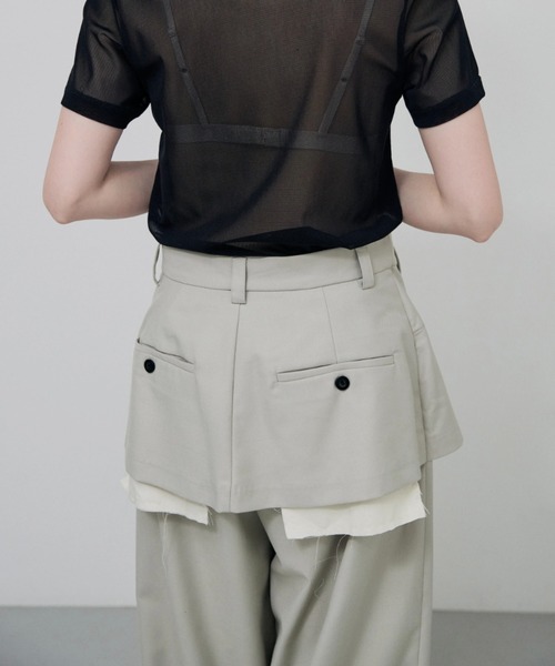 lit Layered Like Twill Pants 38 レイヤードパンツ Layered Like Twill Pants | lit