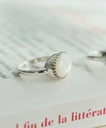 LAVEANGE | オーバルストーンシルバーリング(リング)