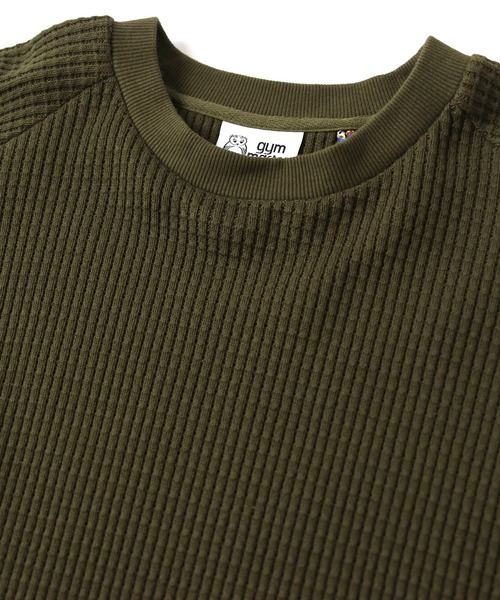 12oz ヘビーワッフルクルーネック | ジムマスター（gym master