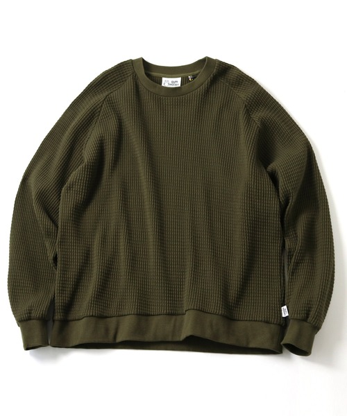 masterページ 12oz ヘビーワッフルクルーネック | ジムマスター（gym master