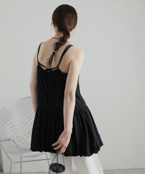 新品 未使用　Blumarine ブラウス　ミニワンピ セール】ペプラムバルーンミニワンピース（ワンピース）｜Girly