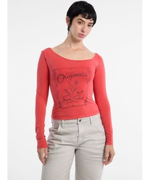 Guess | GUESS Originals Off Shoulder Ls Tee(Tシャツ/カットソー)
