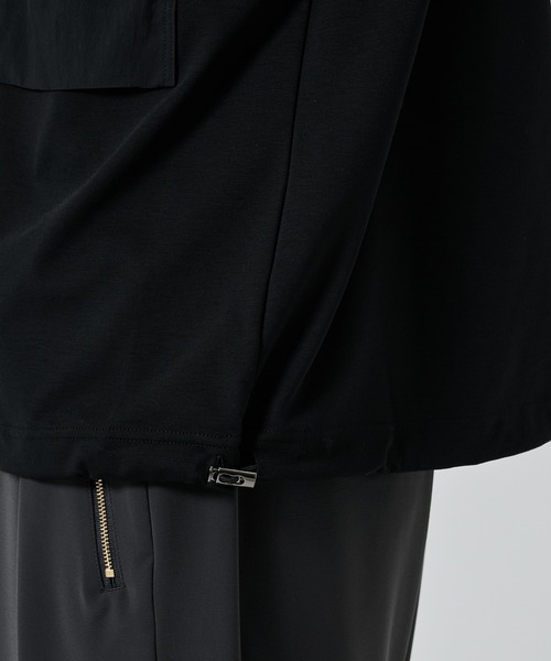 UJOH（ウジョー）の「【UJOH HOMME】別注 Front Switch BOX T（Tシャツ/カットソー・メンズ・ベージュ/ブラック・4/5）」の10枚目の写真