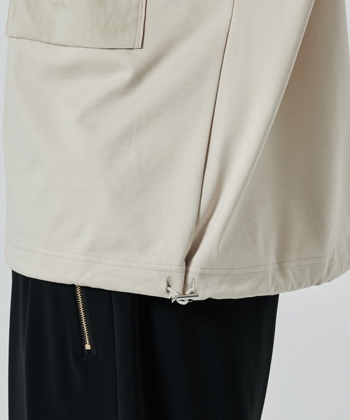 UJOH（ウジョー）の「【UJOH HOMME】別注 Front Switch BOX T（Tシャツ/カットソー・メンズ・ベージュ/ブラック・4/5）」の20枚目の写真