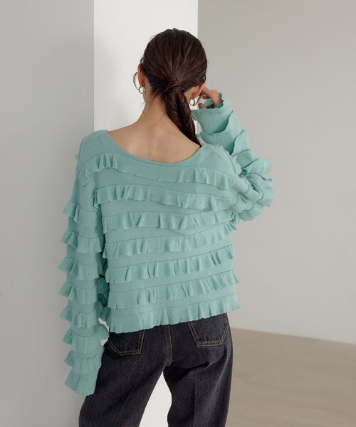 EMMEL REFINES - EMMEL REFINES fluffy 2WAY ニット カーディガン EMMEL REFINES（エメルリファインズ）の「＜EMMEL REFINES