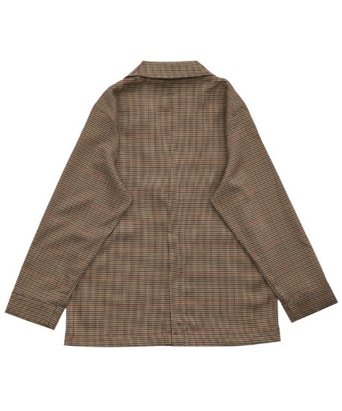 セール】チェック柄テーラードジャケット（テーラードジャケット