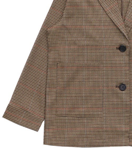 セール】チェック柄テーラードジャケット（テーラードジャケット