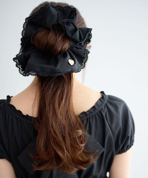 セール】コットンレースビッグシュシュ（シュシュ）｜powwa more