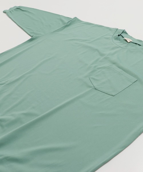 JAM & LINK(ジャムアンドリンク)の「【毛玉ができにくい】 ワイドシルエット 長袖Tシャツ(Tシャツ/カットソー・メンズ・チャコールグレー/クリーム/ブラック/ホワイト/ミント/ネイビー/パープル・M/L)」の16枚目の写真