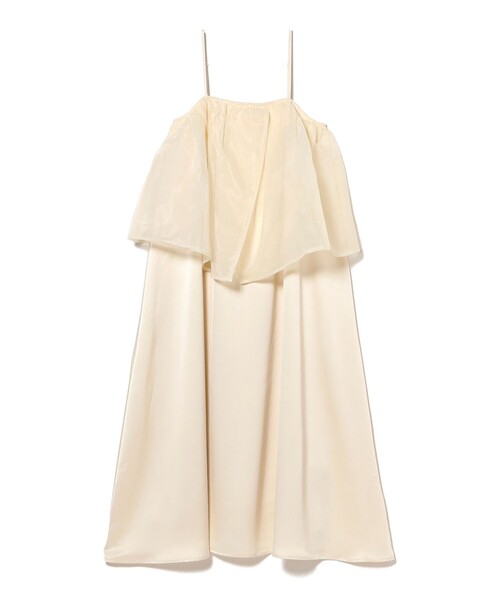 CAROLINA GLASER（カロリナ グレイサー）の「Mai / オーガンジー キャミワンピース（ワンピース・レディース・ホワイト/ブラック・SMALL/MEDIUM）」の9枚目の写真