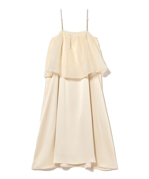 CAROLINA GLASER（カロリナ グレイサー）の「Mai / オーガンジー キャミワンピース（ワンピース・レディース・ホワイト/ブラック・SMALL/MEDIUM）」の12枚目の写真