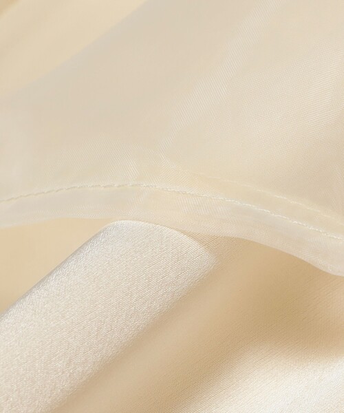 CAROLINA GLASER（カロリナ グレイサー）の「Mai / オーガンジー キャミワンピース（ワンピース・レディース・ホワイト/ブラック・SMALL/MEDIUM）」の14枚目の写真