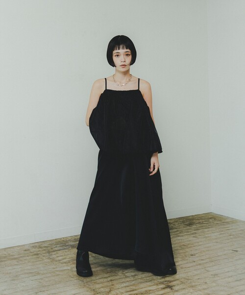 CAROLINA GLASER（カロリナ グレイサー）の「Mai / オーガンジー キャミワンピース（ワンピース・レディース・ホワイト/ブラック・SMALL/MEDIUM）」の19枚目の写真