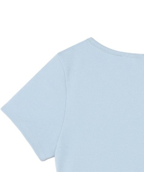 Opening Project（オープニングプロジェクト）の「Opening Project／クロップドシンボルＴ（Tシャツ/カットソー・レディース・ホワイト/ライトブルー・MEDIUM/SMALL）」の22枚目の写真