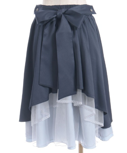 axes femme（アクシーズファム）の「バックフリルミドルスカート（スカート・レディース・ブラック/ネイビー/ブラウン・FREE）」の22枚目の写真