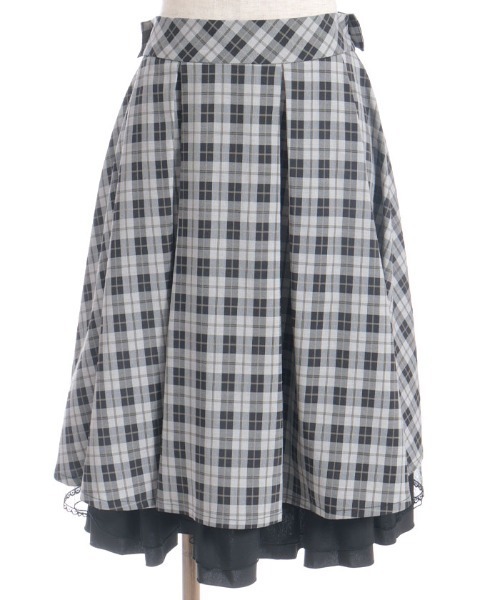 axes femme（アクシーズファム）の「バックフリルミドルスカート（スカート・レディース・ブラック/ネイビー/ブラウン・FREE）」の16枚目の写真