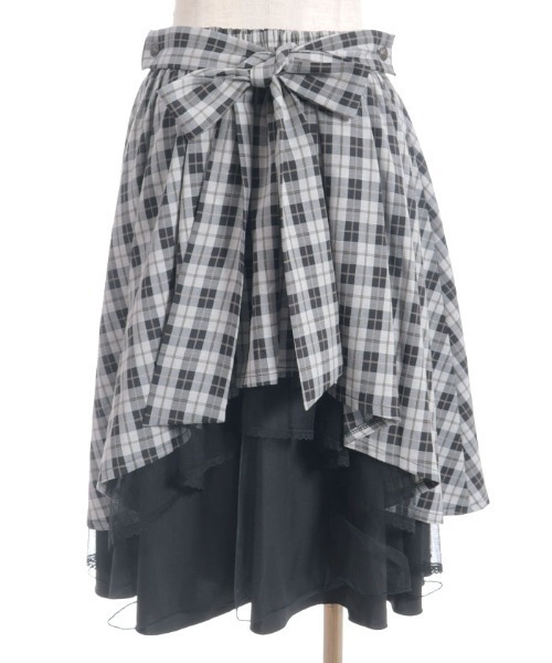 axes femme（アクシーズファム）の「バックフリルミドルスカート（スカート・レディース・ブラック/ネイビー/ブラウン・FREE）」の18枚目の写真