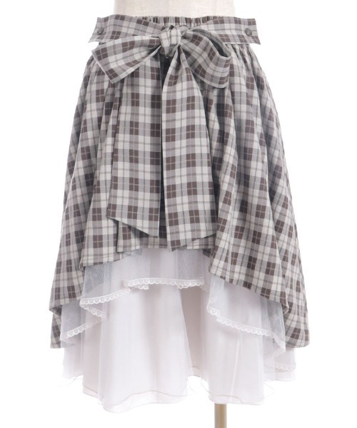 axes femme（アクシーズファム）の「バックフリルミドルスカート（スカート・レディース・ブラック/ネイビー/ブラウン・FREE）」の12枚目の写真