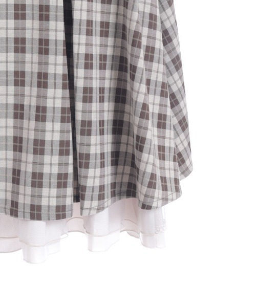 axes femme（アクシーズファム）の「バックフリルミドルスカート（スカート・レディース・ブラック/ネイビー/ブラウン・FREE）」の14枚目の写真