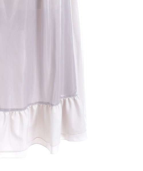 axes femme（アクシーズファム）の「バックフリルミドルスカート（スカート・レディース・ブラック/ネイビー/ブラウン・FREE）」の5枚目の写真