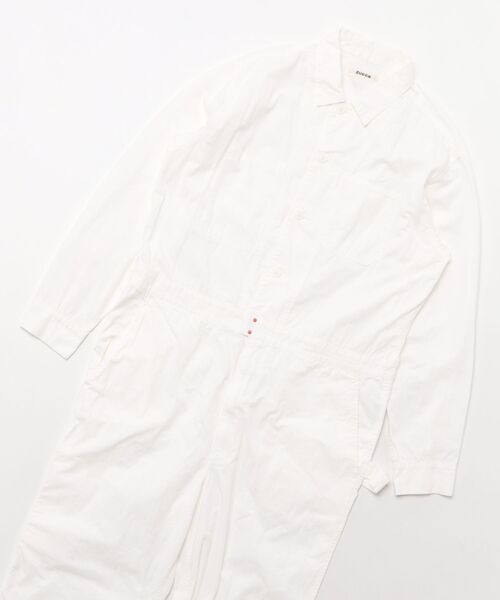 ZUCCa(ズッカ)の「(S)コットンツイル(つなぎ/オールインワン・レディース・ホワイト・M size)」の2枚目の写真