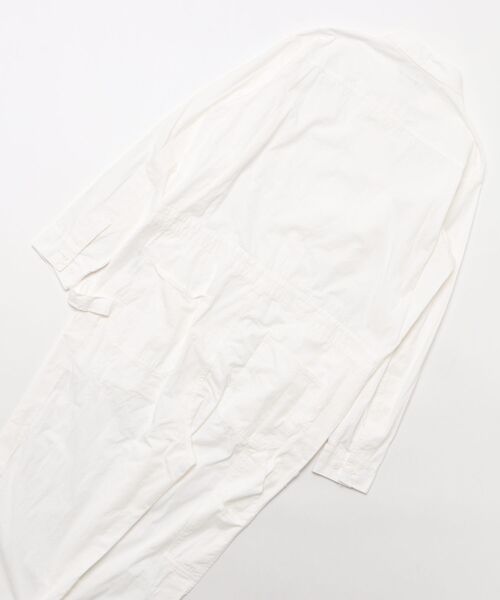 ZUCCa(ズッカ)の「(S)コットンツイル(つなぎ/オールインワン・レディース・ホワイト・M size)」の4枚目の写真