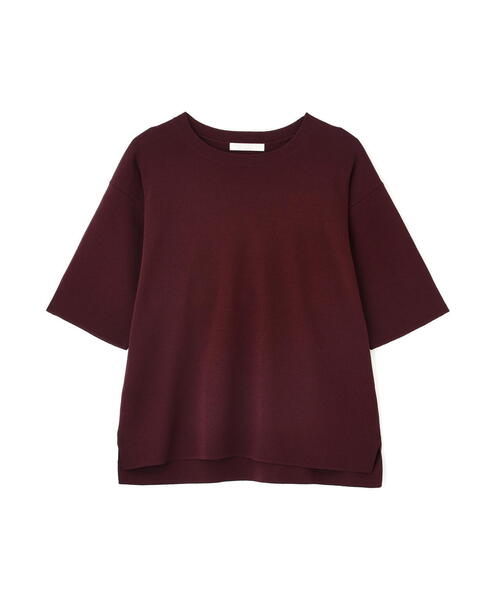 PROPORTION BODY DRESSING(プロポーションボディドレッシング)の「<ハンドウォッシャブル>ハーフスリーブニットプルオーバー / 1215270806(ニット/セーター・レディース・ブラック/ボルドー/ホワイト・FREE)」の7枚目の写真