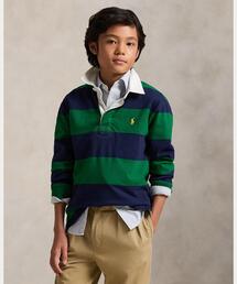 POLO RALPH LAUREN CHILDRENSWEAR（ポロ ラルフ ローレン チルドレンズウェア）の「ストライプド コットン ジャージー ラグビー シャツ（その他トップス・キッズ）」