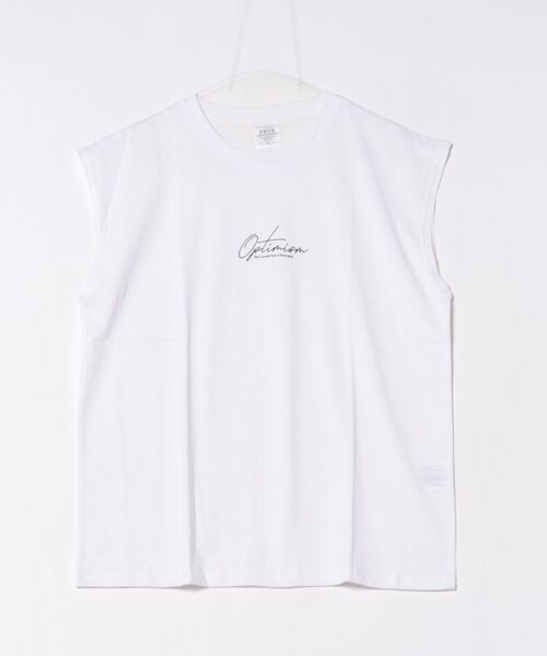 Burner(バーナー)の「【GROOVY STORE】ワイドノースリーブTシャツ(タンクトップ・メンズ・クリアブラック/ライトブラック/ブラック系その他3/ブラック/ホワイト/ホワイト系その他3/スミクロ/ダークグリーン/ネイビー/ホワイト系その他2・M/LL/L)」の2枚目の写真