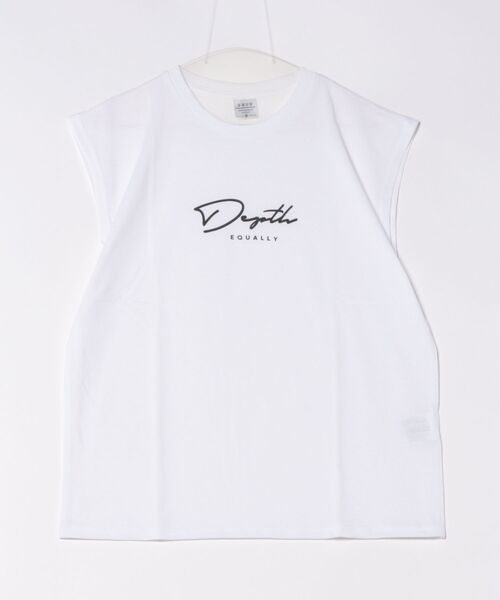 Burner(バーナー)の「【GROOVY STORE】ワイドノースリーブTシャツ(タンクトップ・メンズ・クリアブラック/ライトブラック/ブラック系その他3/ブラック/ホワイト/ホワイト系その他3/スミクロ/ダークグリーン/ネイビー/ホワイト系その他2・M/LL/L)」の3枚目の写真