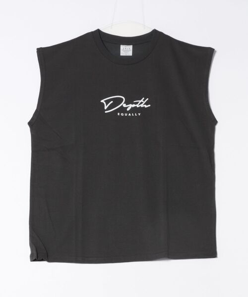 Burner(バーナー)の「【GROOVY STORE】ワイドノースリーブTシャツ(タンクトップ・メンズ・クリアブラック/ライトブラック/ブラック系その他3/ブラック/ホワイト/ホワイト系その他3/スミクロ/ダークグリーン/ネイビー/ホワイト系その他2・M/LL/L)」の5枚目の写真