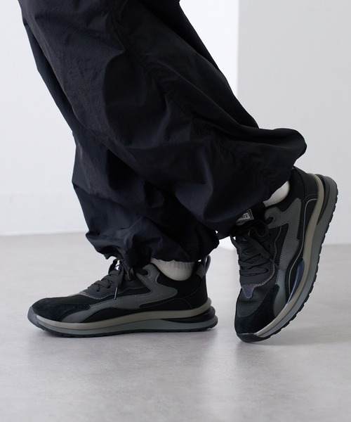 GERMAN TRAINER（ジャーマントレーナー）の「【SETUP7】レトロランニングスニーカー KNF-TP（スニーカー・メンズ・グレー/ブラック・44/42/40）」の11枚目の写真