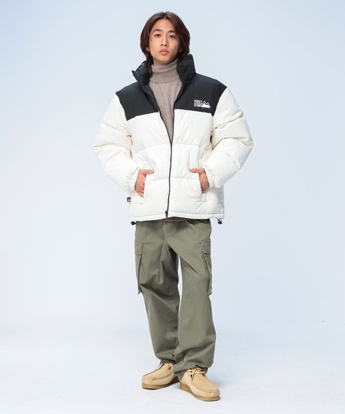 FIRST DOWN（ファーストダウン）の「ダウンジャケット リバーシブル仕様 FDUSA BUBBLE DOWN JKT F942001 ロゴ刺繍（ダウンジャケット/コート・メンズ・ホワイト/ベージュ/ブラック・LL/L/M）」の13枚目の写真